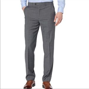 Ralph Lauren Men's Edgewood Wool Blend Striped Dress Pants Black Size 34X30